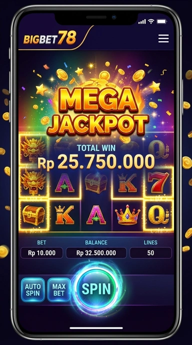 Pratinjau antarmuka bigbet78 — aplikasi APK resmi Android v2.9.9